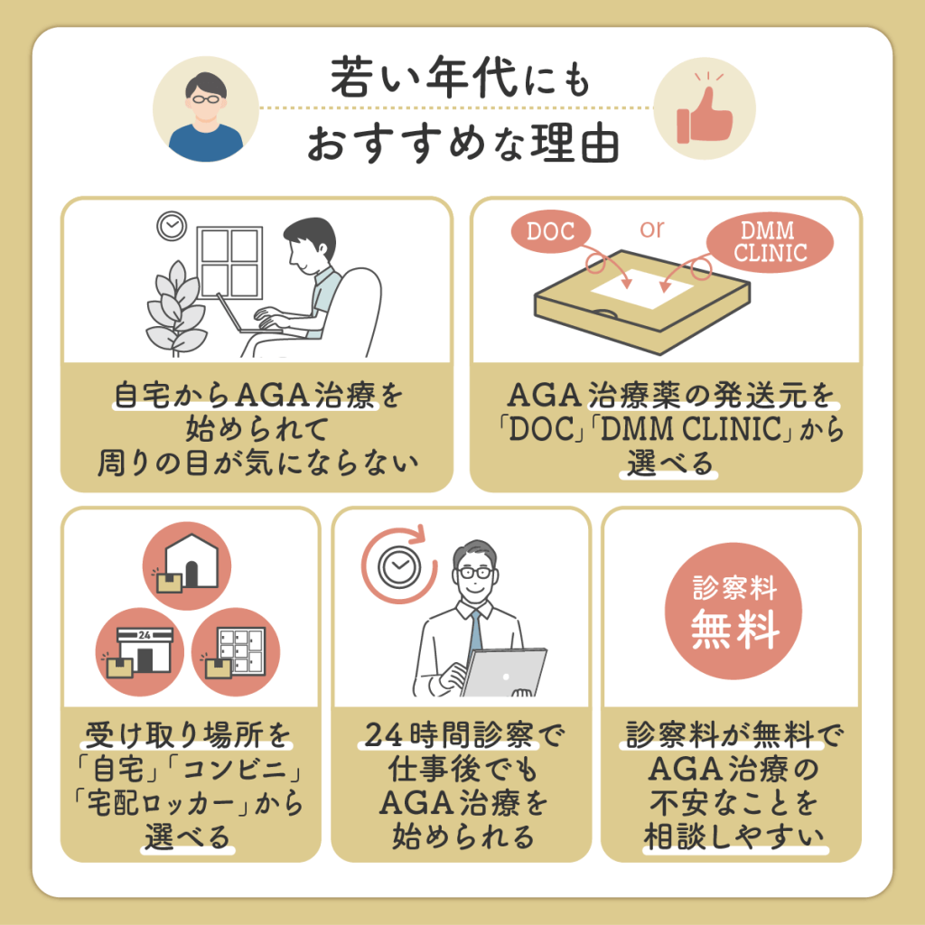 若い年代にもおすすめな理由